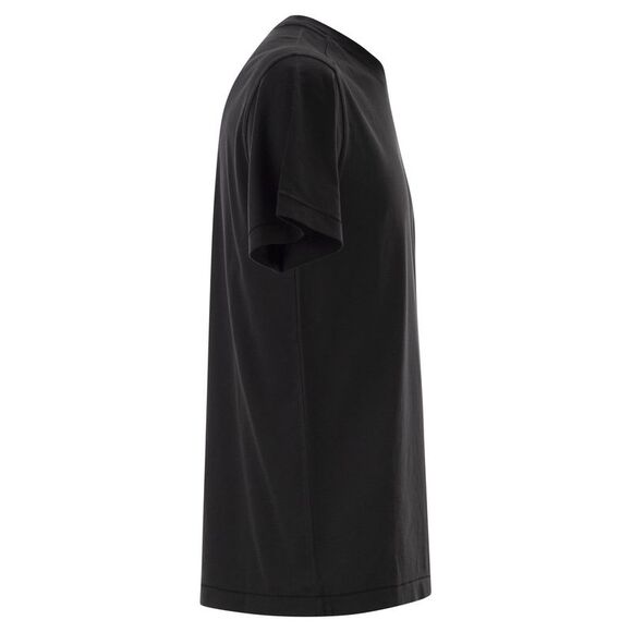 Stone Island Men Slim Fit T-Shirt With Compass Patch - Picture 3 of 4